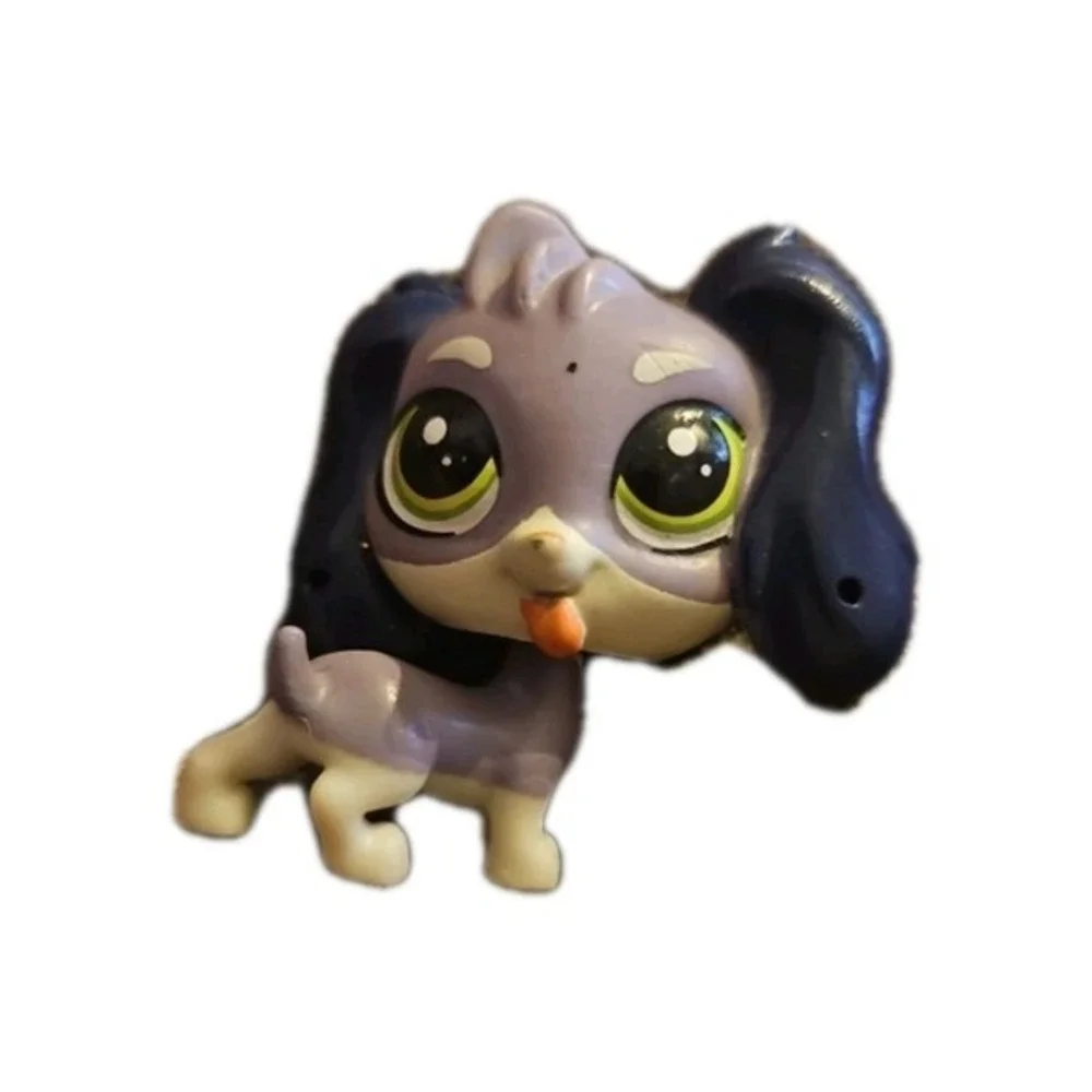Littlest Pet‎ Shop LPS #4101 Spaniel Named Frankie Lowman Green Eyes